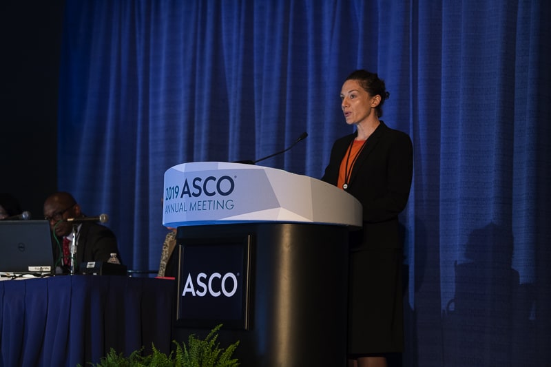 Karen Anne Cadoo, MD, of Memorial Sloan Kettering Cancer Center, discussed a Phase 1 ovarian cancer trial at ASCO19.