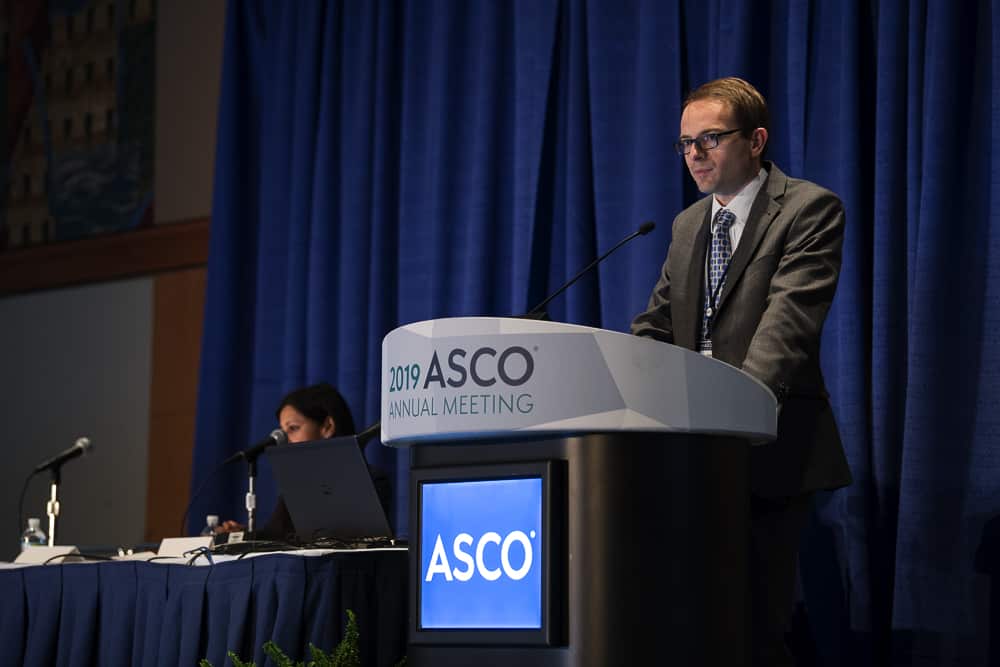 Douglas B. Johnson, MD, of the Vanderbilt University Medical Center, discussed the long-term outcomes of patients treated with PD-1 immunotherapy at ASCO19.