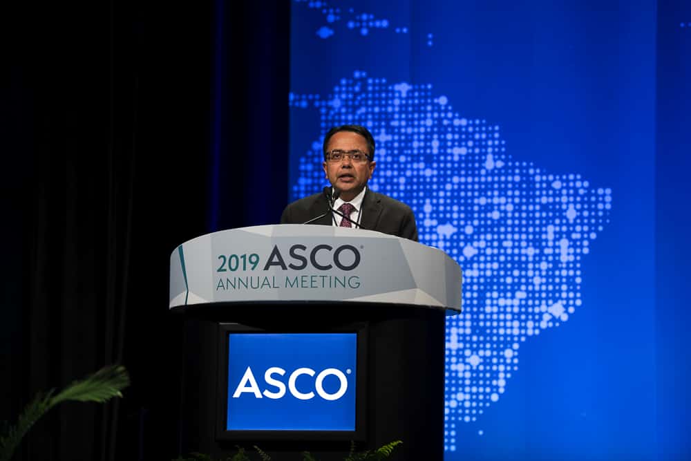 Neeraj Agarwal, MD, of the University of Utah Huntsman Cancer Institute, discussed patient-reported outcomes in the Phase 2 IMmotion150 trial at ASCO19.