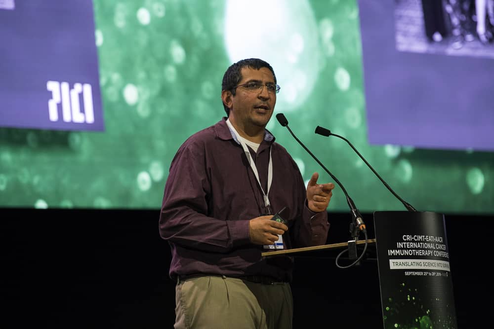 Nikesh Kotecha, PhD, outlines PICI's immune profiling and informatics-driven analysis projects at CICON19