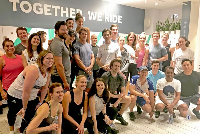 CRI Associate Board members and friends of CRI posed for a group shot before the ride.