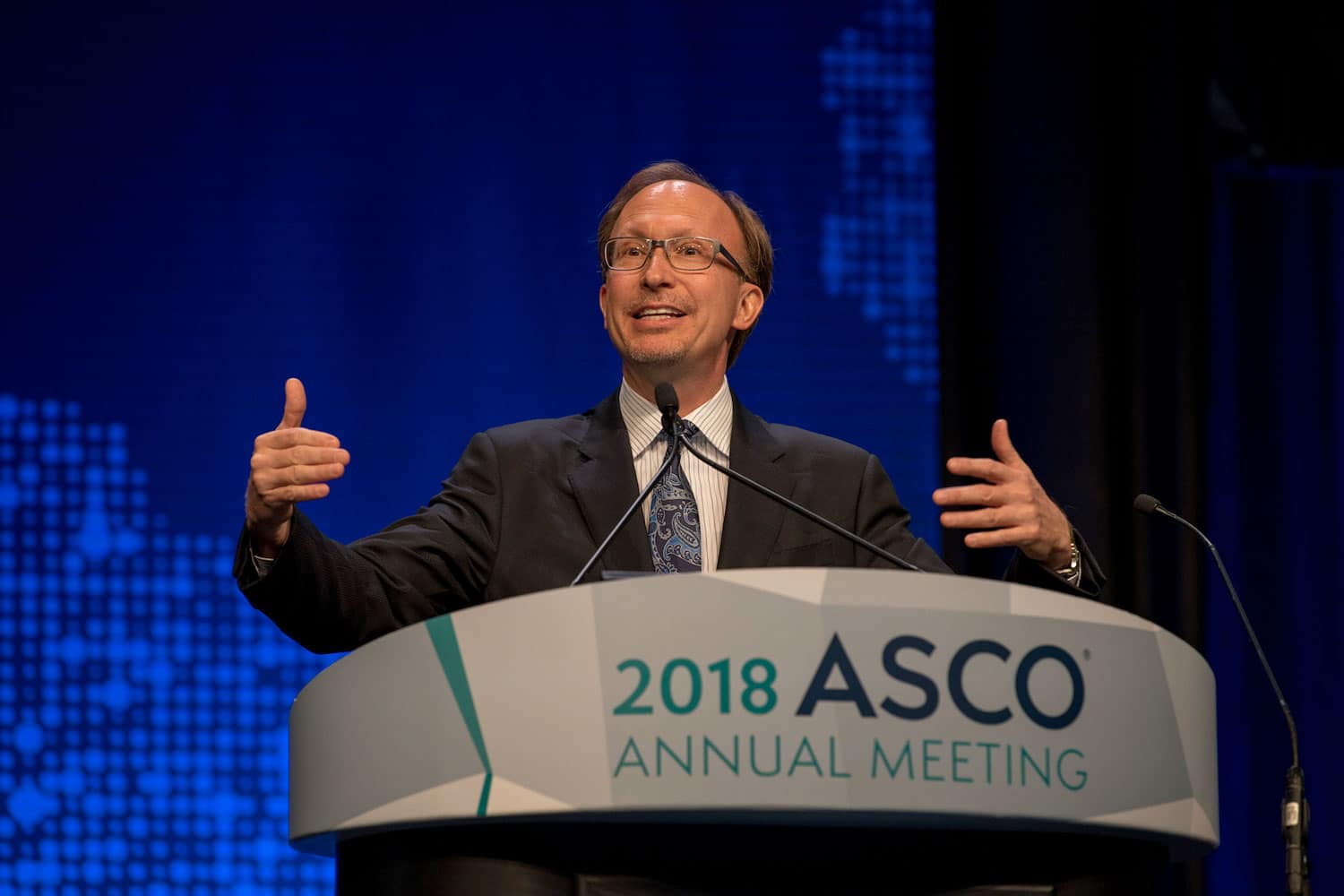 Thomas Gajewski speaking at ASCO18