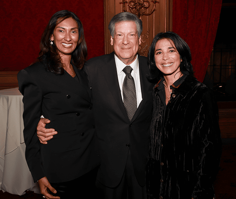 Drs. Padmanee Sharma, Robert Schreiber, and Miriam Merad at CRI 2018 Awards Gala. Photo by Amber De Vos, Patrick McMullan Company.