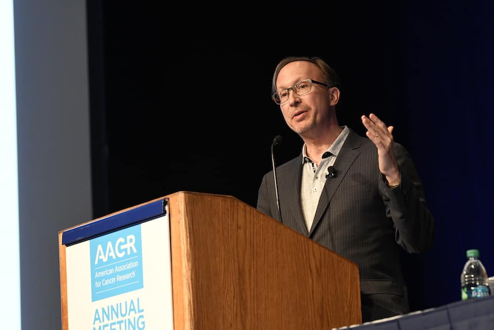 Thomas Gajewski speaking AACR18