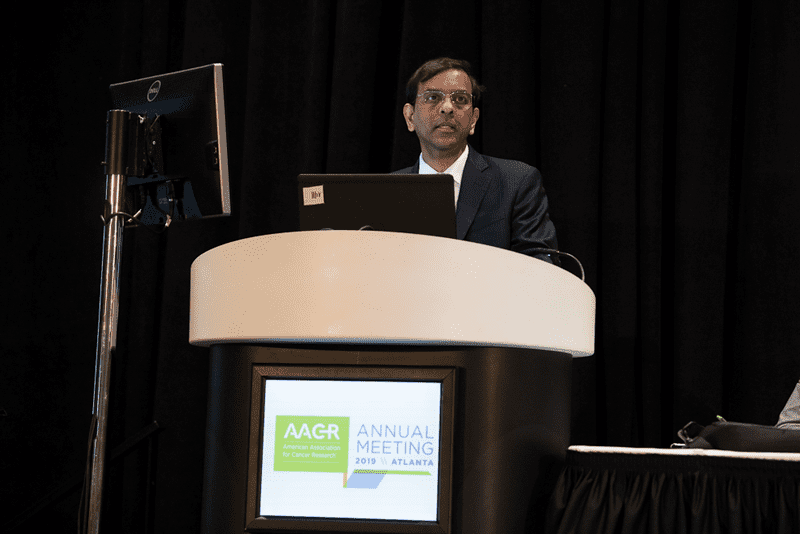 Prasad Adusumilli, MD, discusses a SU2C-CRI Immunology Dream Team project using regional delivery of mesothelin-targeting CAR T cells at AACR19
