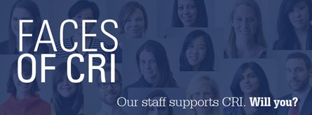 Faces of CRI. Our Staff supports CRI. Will you?