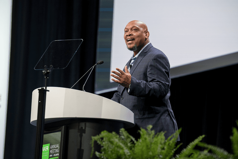 John Carpten discusses technology and drug resistance at AACR19