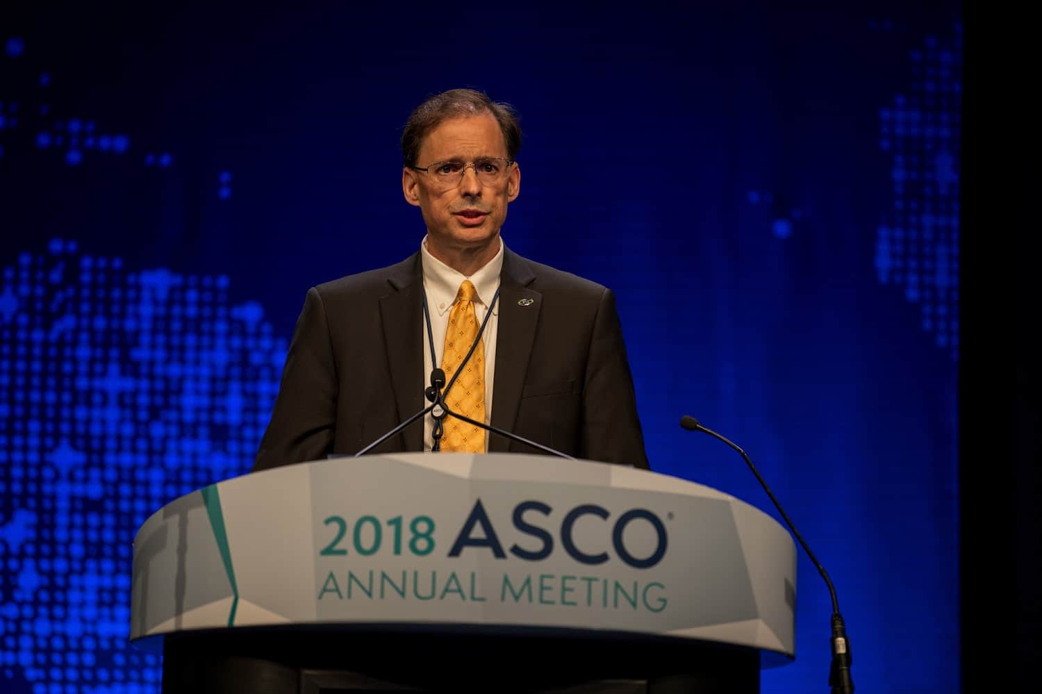 James Gulley speaking at ASCO18