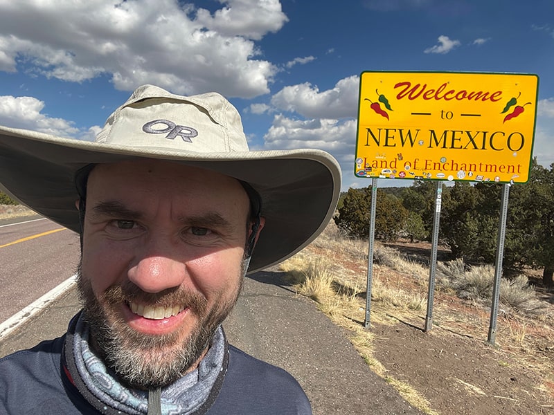 Jarad Schofer walking across America