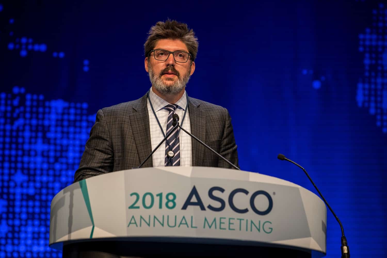 Frederick Locke speaking at ASCO18