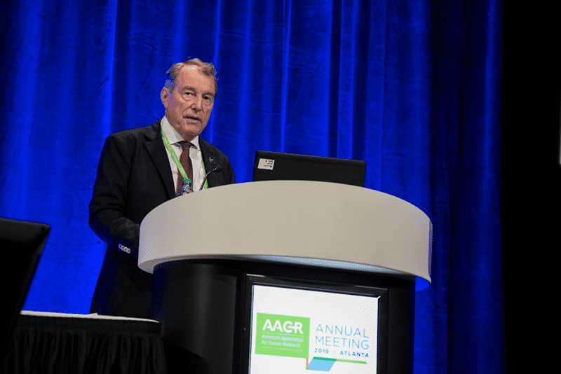 Cornelis J. M. ‘Kees’ Melief, MD, PhD, delivers the 2019 Lloyd J. Old Award in Cancer Immunology Lecture at AACR19.