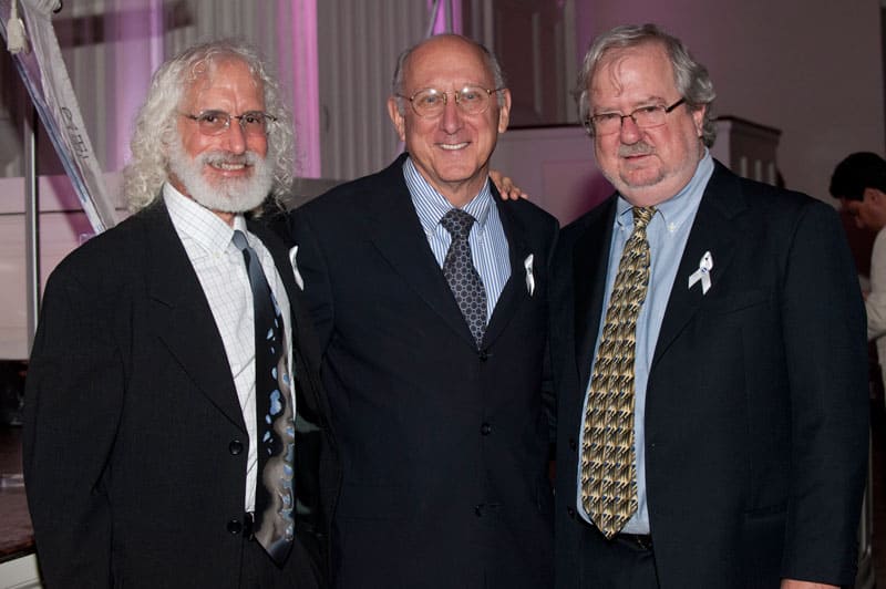 Drs. Philip Greenberg, Steven Rosenberg, and James Allison at the 2011 CRI Awards Dinner.