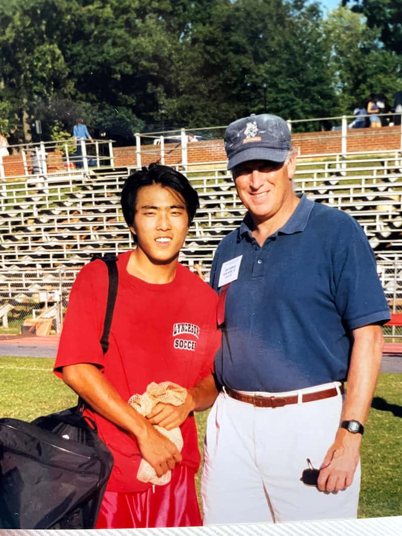 Keith Doubman and his father