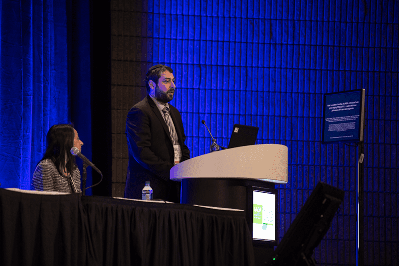 Julius Strauss, MD, of National Cancer Institute, presents a study in patients with HPV-associated cancers at AACR19.