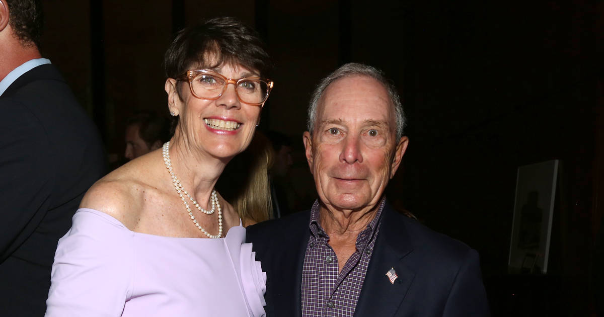 Dr. Jill O'Donnell-Tormey (CEO of Cancer Research Institute) and Michael Bloomberg (former Mayor of New York City) at Through the Kitchen 2019