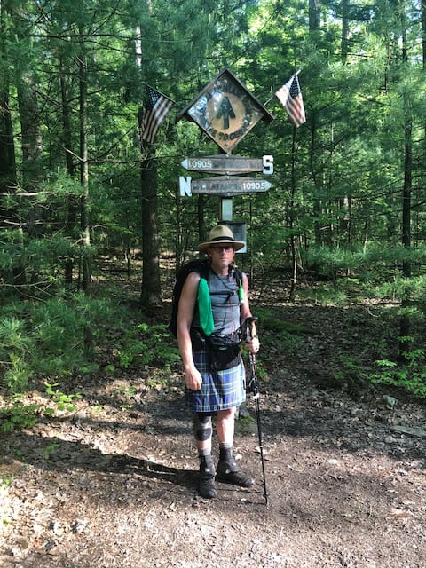Dan hiking the Appalachian Trail