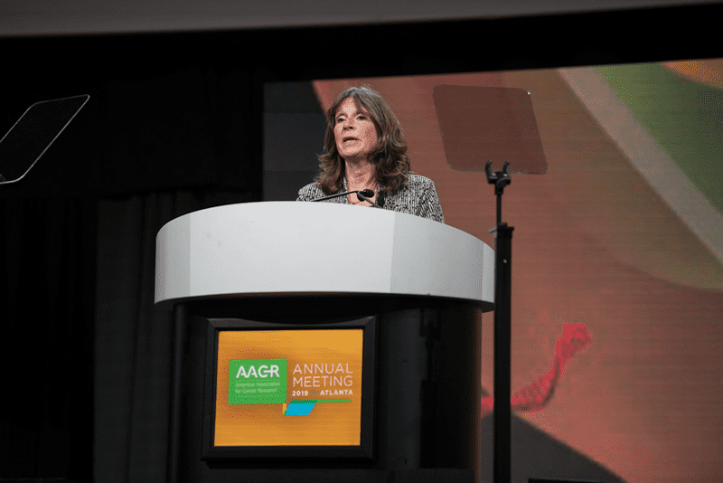 Judith Varner, PhD, discusses a strategy to target the macrophages at AACR19.