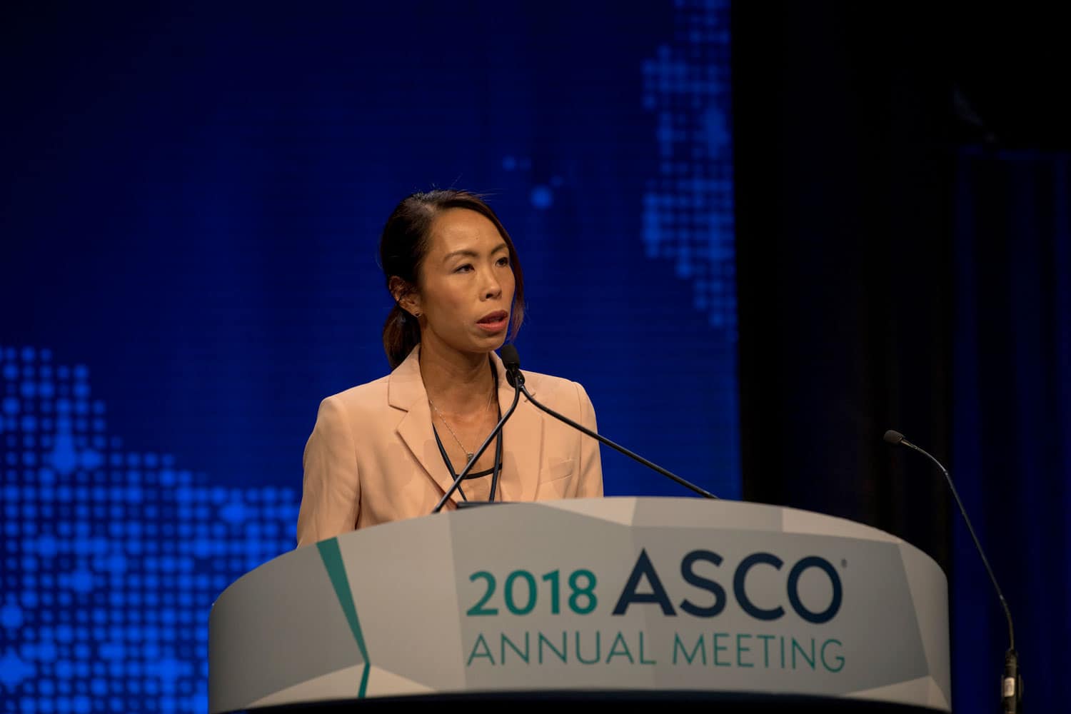 Sherene Loi speaking at ASCO18