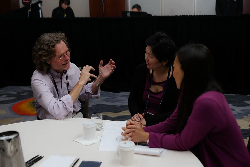 San Francisco 2018 Patient Summit - Lewis Lanier with attendees in breakout session
