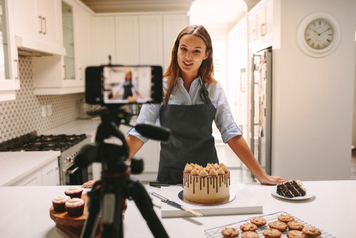 Baking a white cake