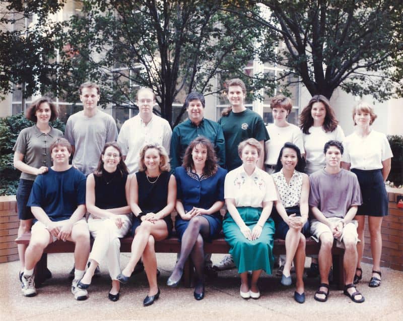 Dr. Schreiber’s lab in 1996. (Photo provided by Dr. Schreiber)