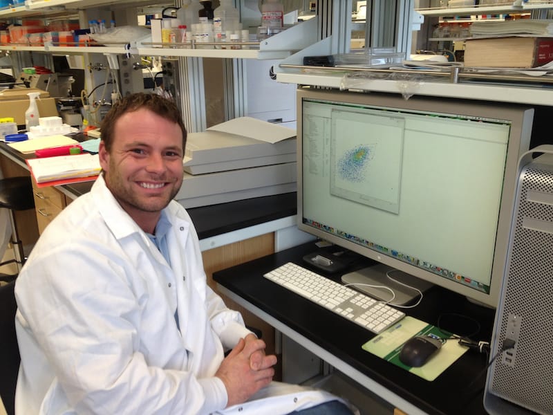 CRI postdoctoral fellow (2014-2016) Matthew M. Gubin, PhD, in Dr. Schreiber’s lab in St. Louis