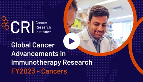 Video thumbnail - Global Cancer Advancements in Immunotherapy Research - FY2023 - Cancers