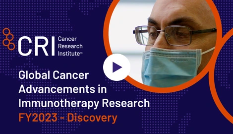 Video thumbnail - Global Cancer Advancements in Immunotherapy Research - FY2023 - Discovery