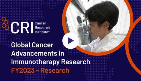 Video thumbnail - Global Cancer Advancements in Immunotherapy Research - FY2023 - Research