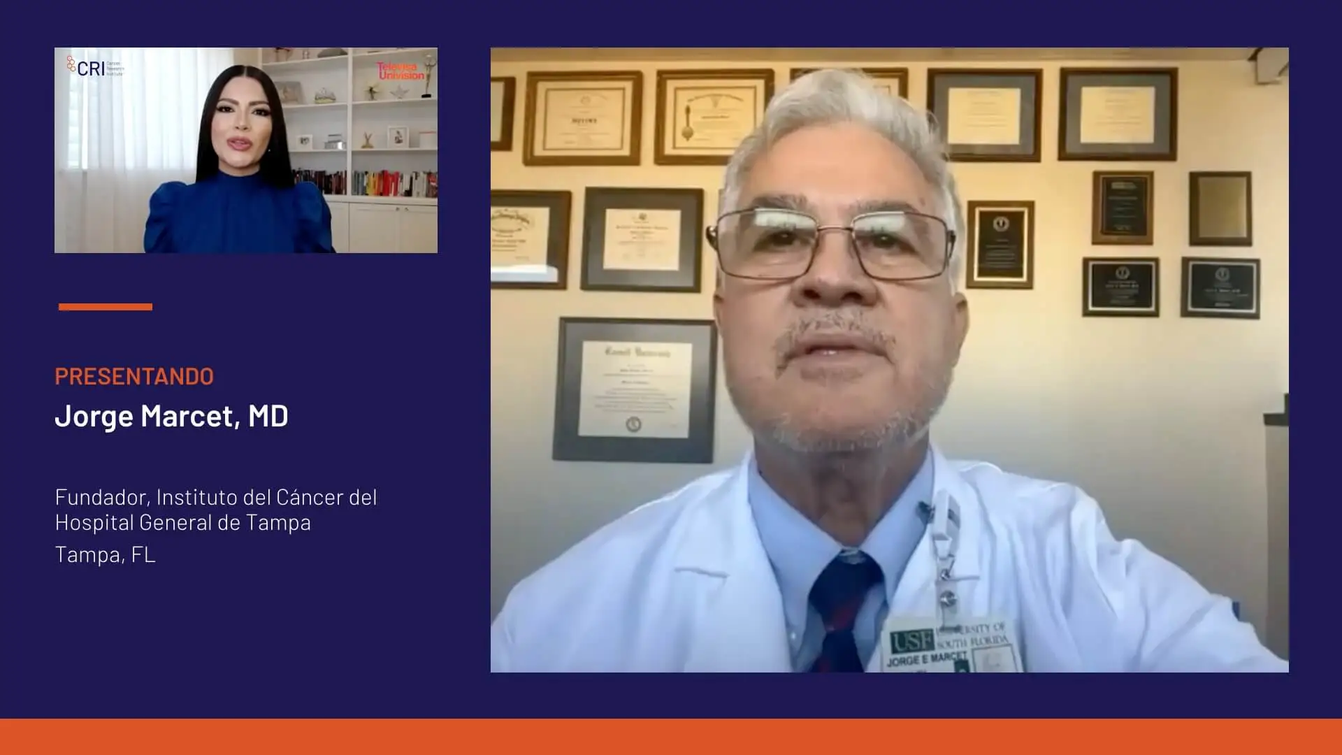 Screengrab - Presentando, Jorge Marcet, MD