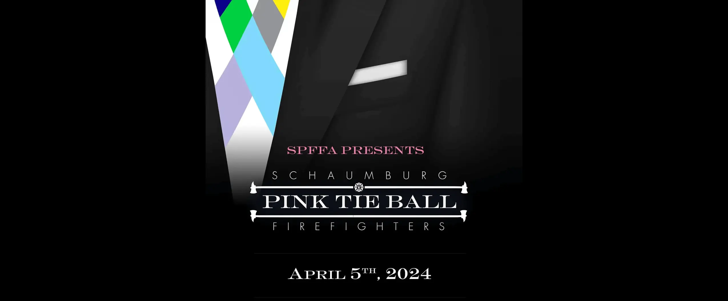 Promo graphic for the Schaumburg Firefighter's Pink Tie Ball