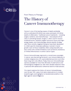 From Theory to Therapy: The 100-Year Journey of Cancer Immunotherapy ...