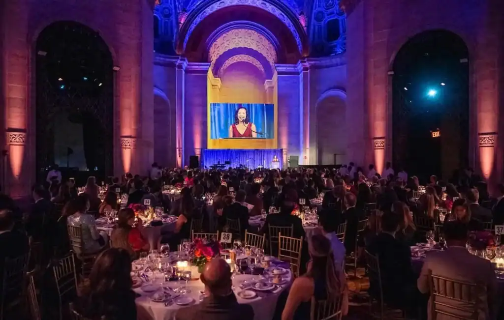 CRI executive director speaking at the 2024 Gala.