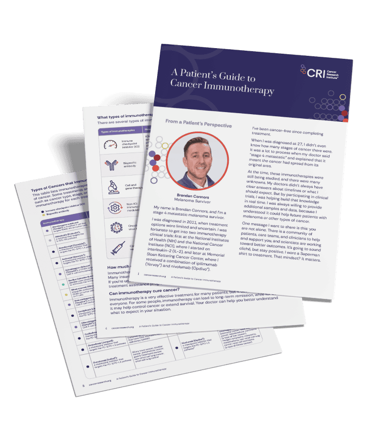 CRI's Patient's Guide to Cancer Immunotherapy