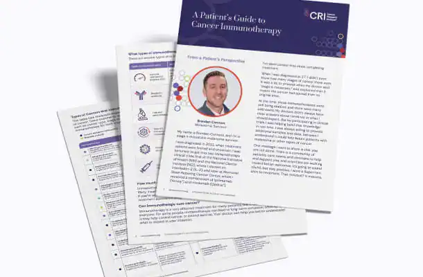 Patient's Guide to Cancer Immunotherapy cover