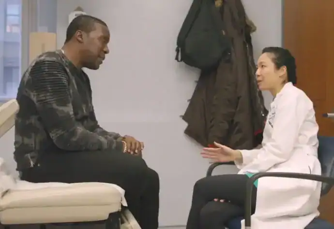 patient and doctor